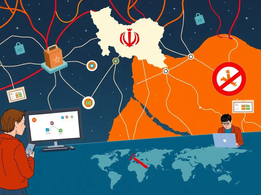 اختلال اینترنت در ایران